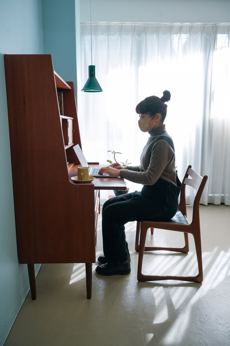 Danish Vintage Teak Writing Bureau Dresser/デンマークヴィンテージ ライティングビューロー ドレッサー チーク材 北欧家具