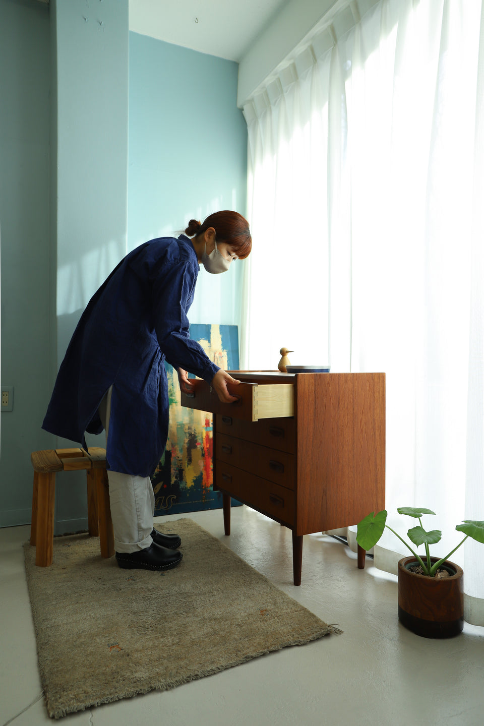 4drawer Chest Teakwood Danish Vintage/デンマークヴィンテージ 4段チェスト チーク材 北欧家具