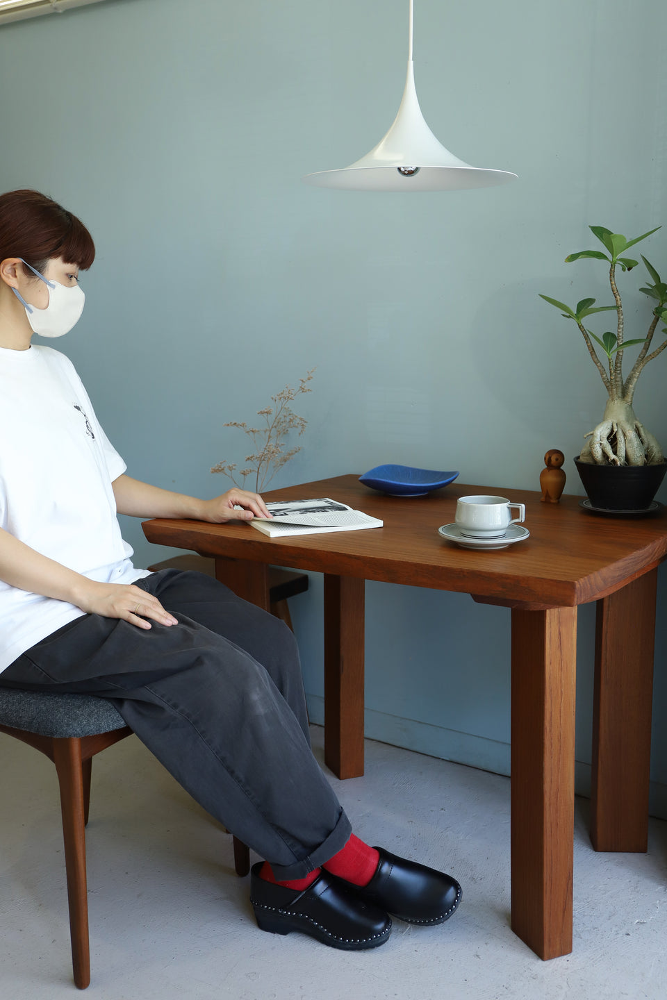 BC Kobo Solid Teak Table/BC工房 チーク無垢材 テーブル デスク