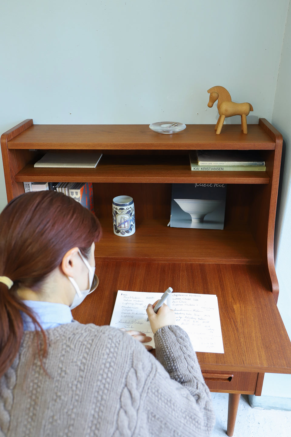 Danish Vintage Writing Bureau Gunnar Nielsen Tibergaard/デンマークヴィンテージ ライティングビューロー 北欧家具