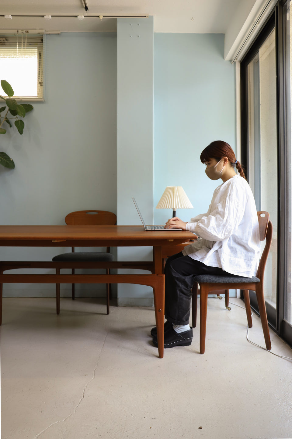 Danish Vintage Elevator Extension Table Trioh Møbler/デンマークヴィンテージ トリオモブラー エレベーター エクステンションテーブル 北欧家具