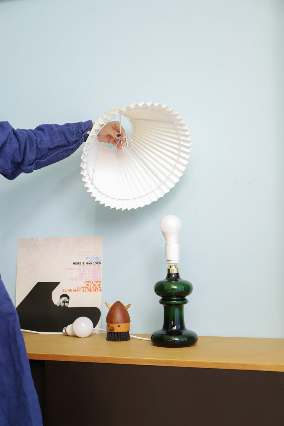 Vintage Holmegaard Table Lamp Granny Green/ホルムガード テーブルランプ グラニー グリーン 間接照明 デンマーク 北欧インテリア