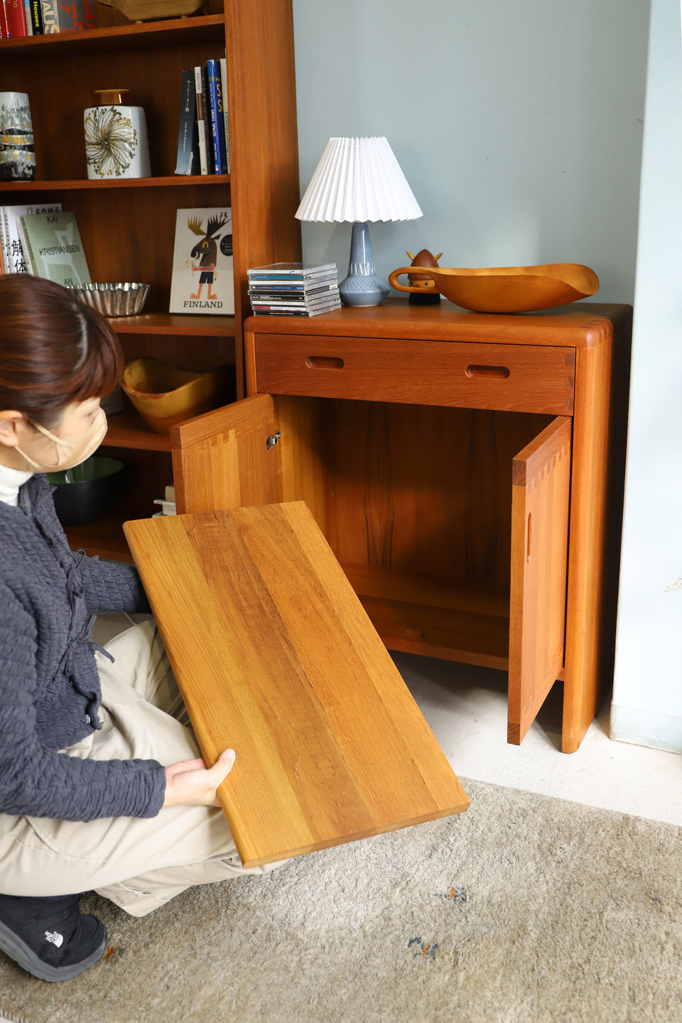 Danish Vintage Niels Bach Møbelfabrik Teakwood Cabinet/デンマークヴィンテージ ニールス・バッハ チーク材 キャビネット 北欧家具