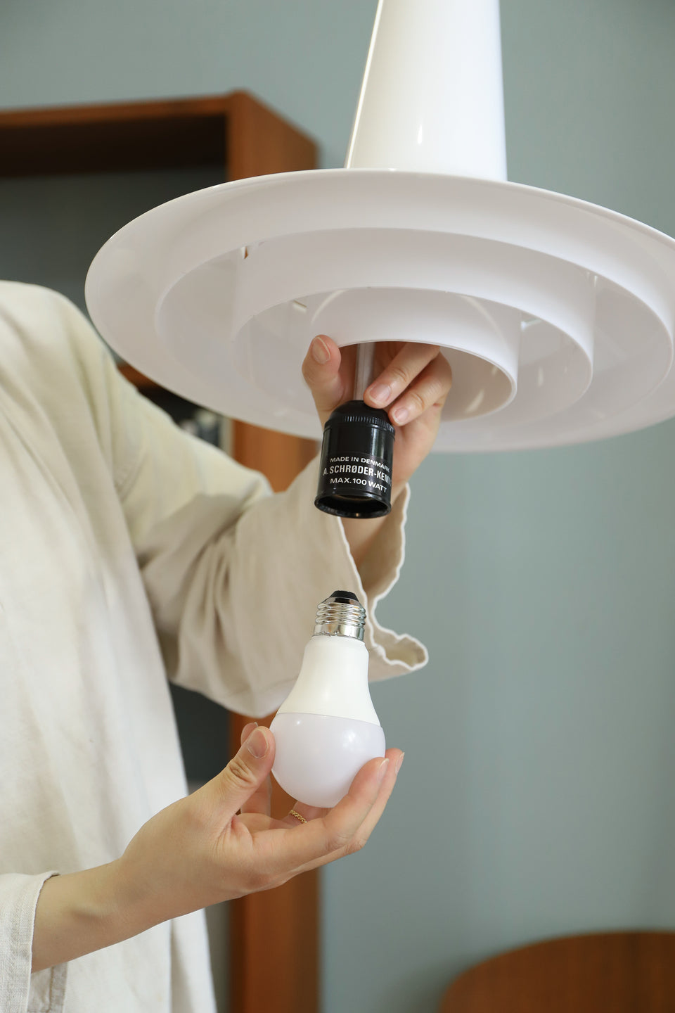 Bent Karlby Pendant Light STARLIGHT Ask Belysninger/デンマークヴィンテージ ベント・カールビー ペンダントライト