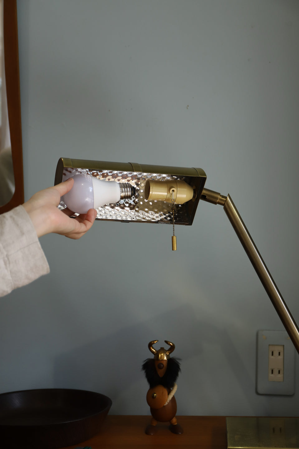 Frederick Cooper Brass Desk Lamp/フレデリッククーパー デスクランプ 真鍮 間接照明