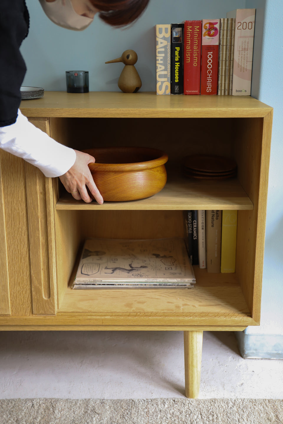 RY MØBLER Hans J. Wegner RY100 Cabinet Oakwood/ハンス・J・ウェグナー キャビネット オーク材 デンマークヴィンテージ 北欧家具