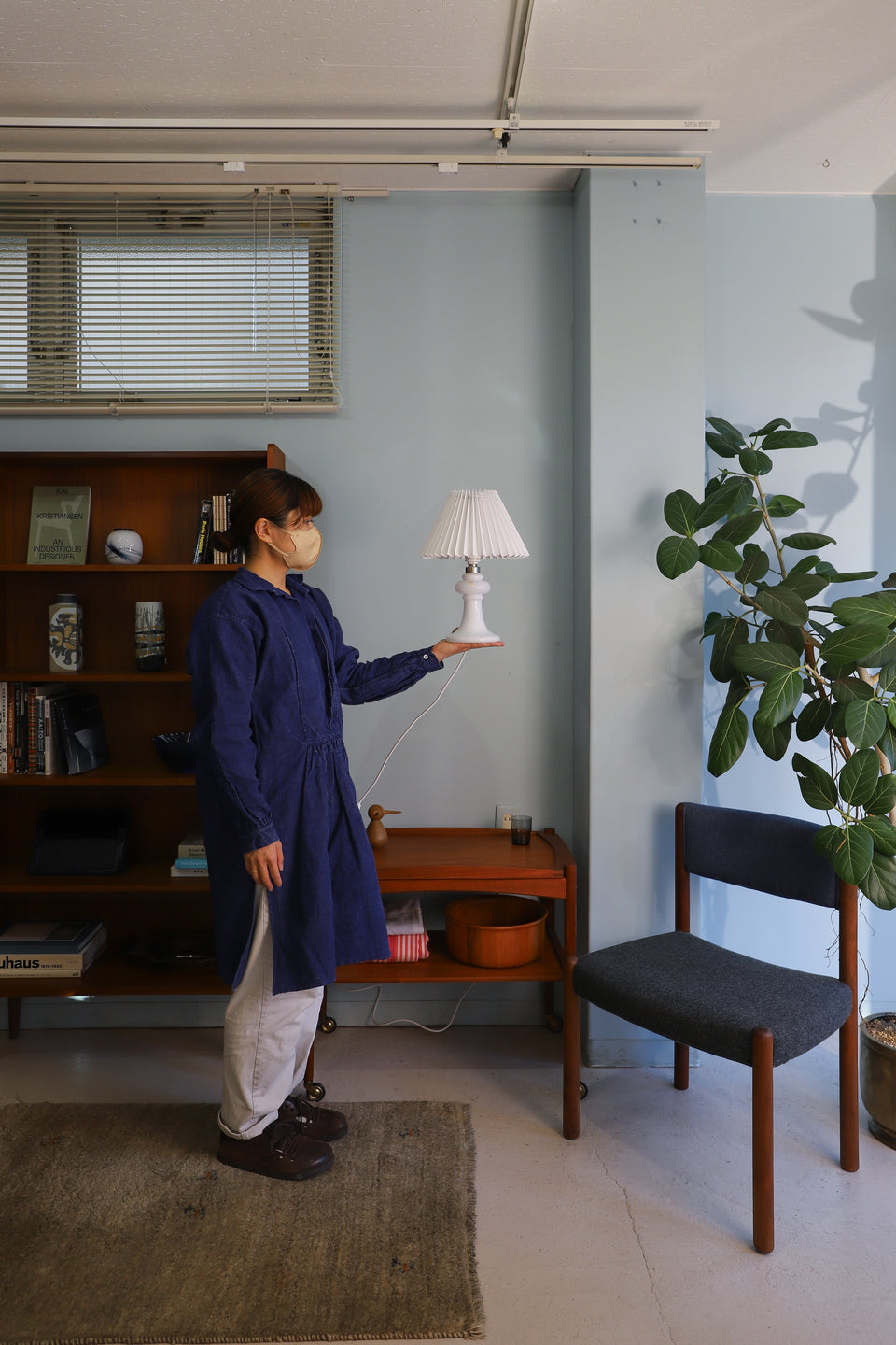 Vintage Holmegaard Table Lamp Madeleine Michael Bang/ホルムガード テーブルランプ マドレーヌ マイケル・バング 照明 北欧インテリア