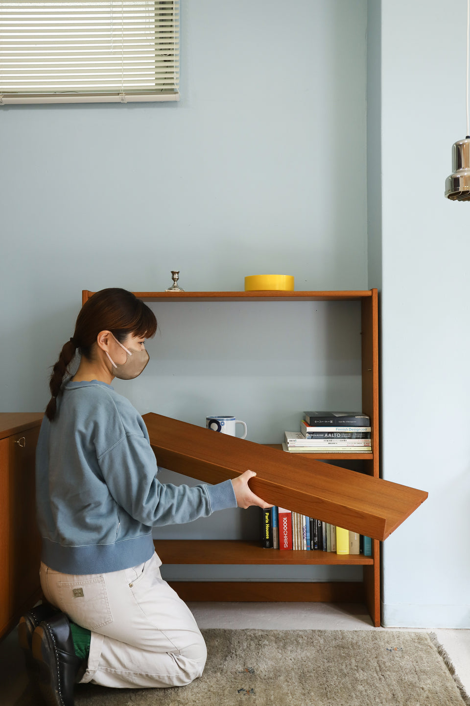 Swedish Vintage Bookcase Shelf Teakwood/スウェーデンヴィンテージ ブックケース シェルフ 本棚 チーク材 北欧家具