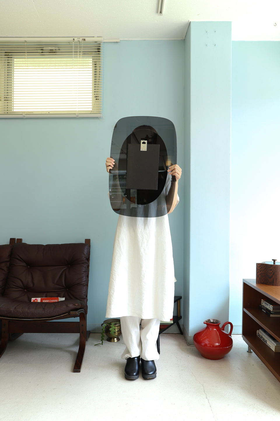 Japanese Vintage Wall Mirror Midcentury Design/ジャパンヴィンテージ ウォールミラー 塩川光明堂 鏡 ミッドセンチュリー