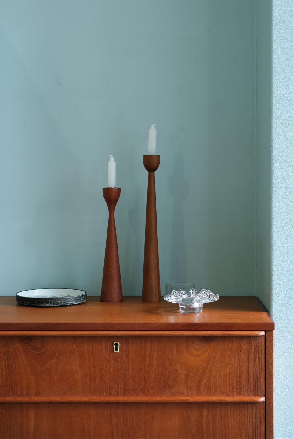 Kosta Boda Candle Holder Krinolin Goran Warff/コスタボダ キャンドルホルダー ヨーラン・ヴァルフ ガラス 北欧インテリア