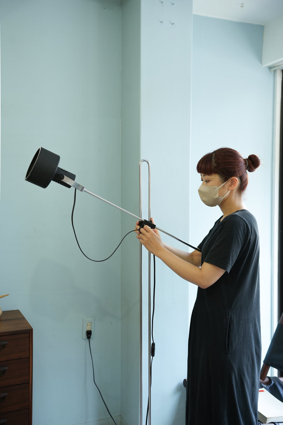 Midcentury Vintage Floor Stand Light/ミッドセンチュリーヴィンテージ フロアスタンドライト 間接照明