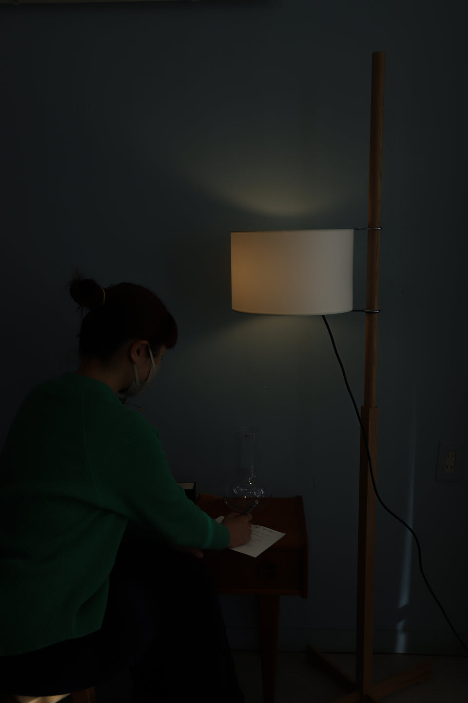 Miguel Milá TMM Floor Lamp Santa&Cole/ミゲル・ミラ TMMフロアランプ サンタ&コール オーク材 スペイン