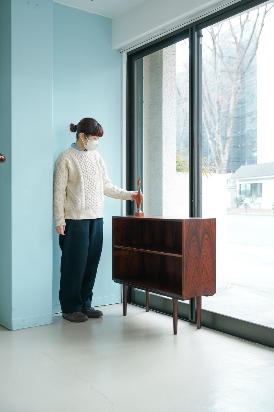 Rosewood Bookcase Danish Vintage/デンマークヴィンテージ ブックケース ローズウッド材 本棚 北欧家具