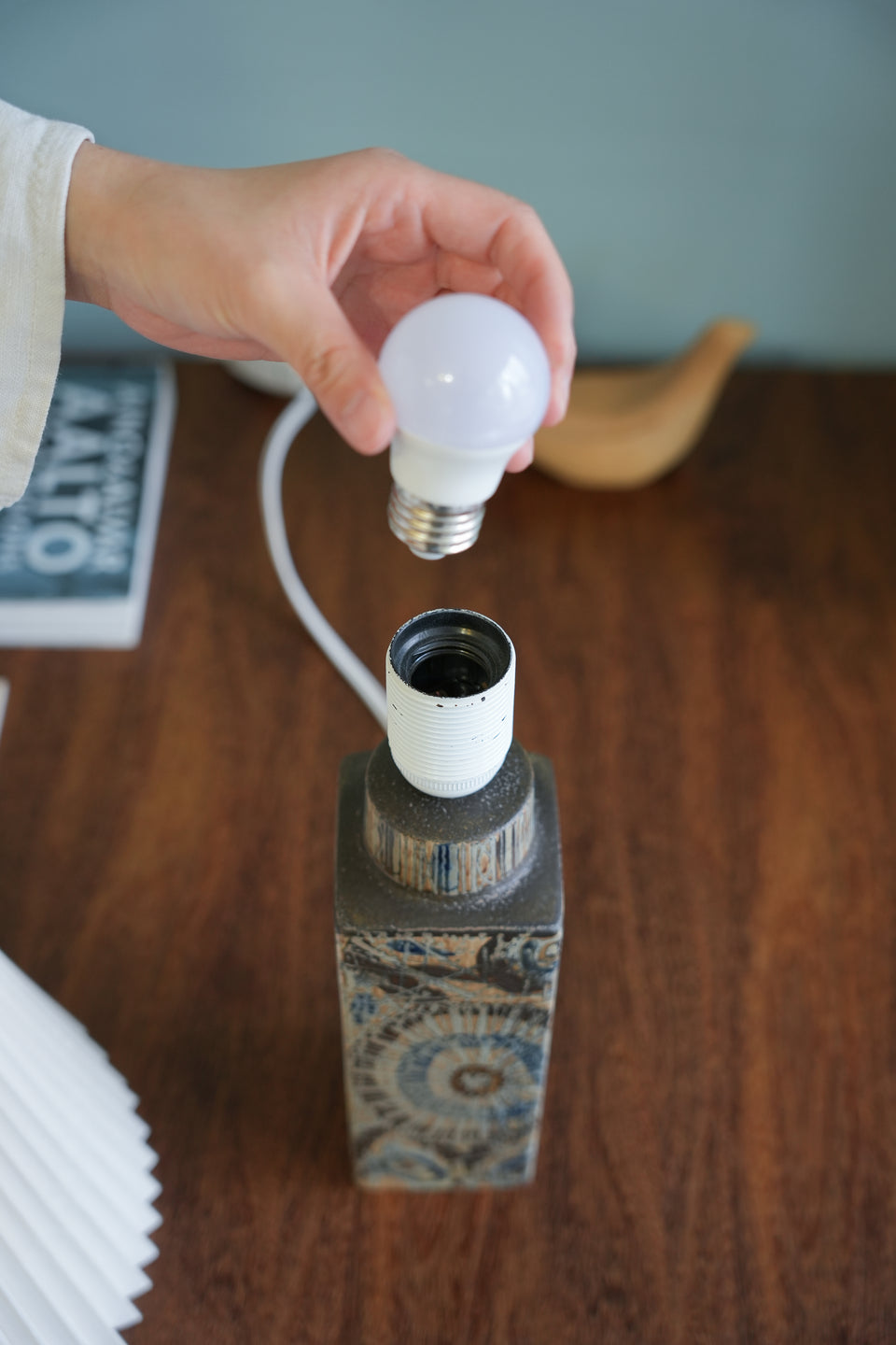 Royal Copenhagen Baca Table Lamp Nils Thorsson/ヴィンテージ ロイヤルコペンハーゲン バッカ テーブルランプ ニルス・トーソン 北欧インテリア