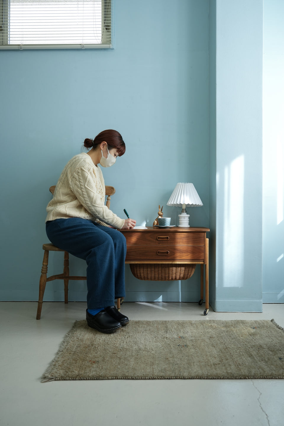 Sewing Wagon Side Table Danish Vintage/デンマークヴィンテージ ソーイングワゴン サイドテーブル 北欧家具