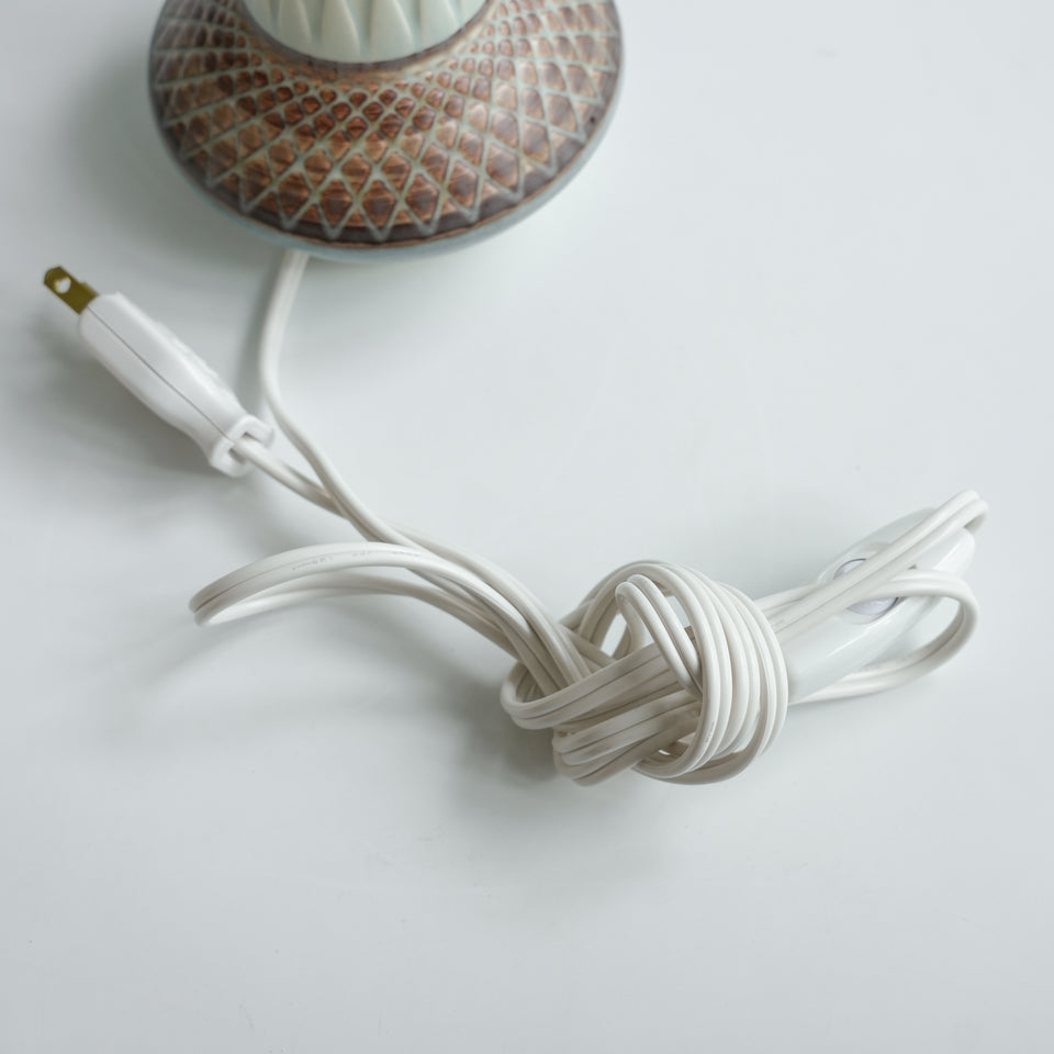 Soholm Table Lamp Model 926 Light Blue and Brown/テーブルランプ エイナー・ヨハンセン スーホルム デンマークヴィンテージ