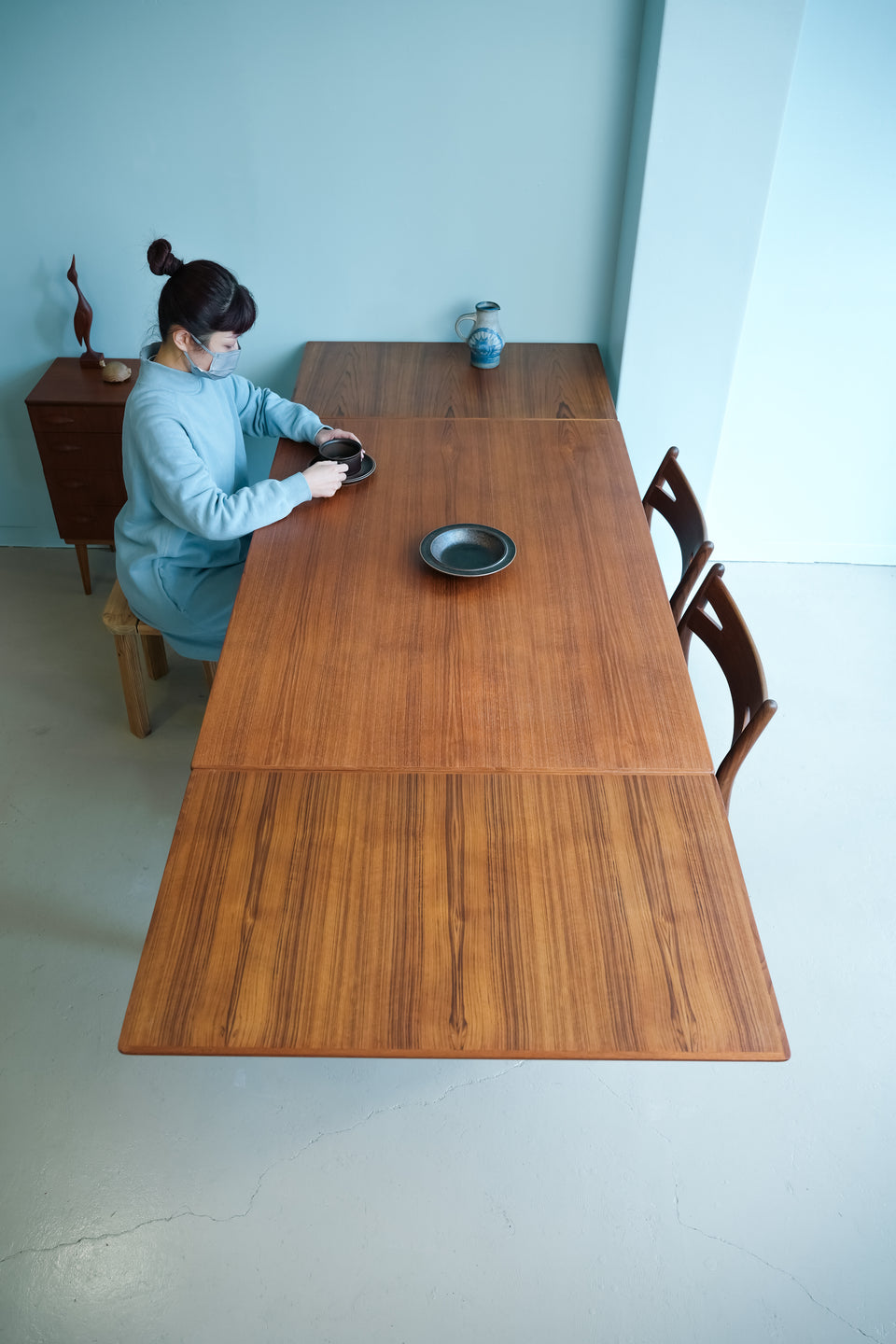 Teak Extension Dining Table Danish Vintage/デンマークヴィンテージ エクステンションダイニングテーブル チーク材 北欧家具