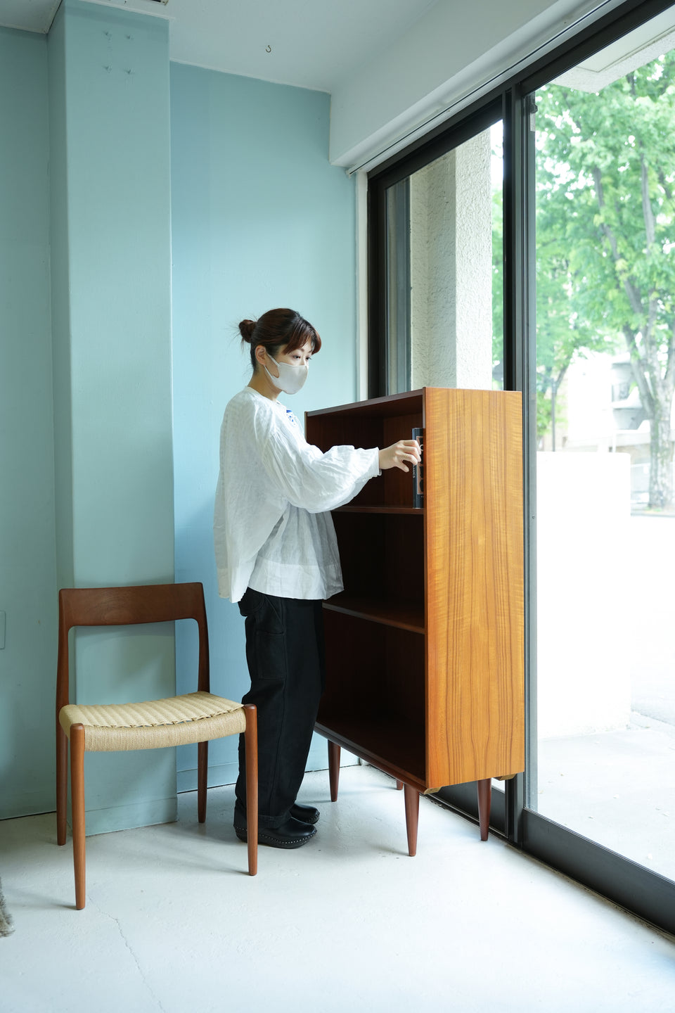Teakwood Bookcase Shelf Danish Vintage/デンマークヴィンテージ ブックケース シェルフ チーク材 北欧家具