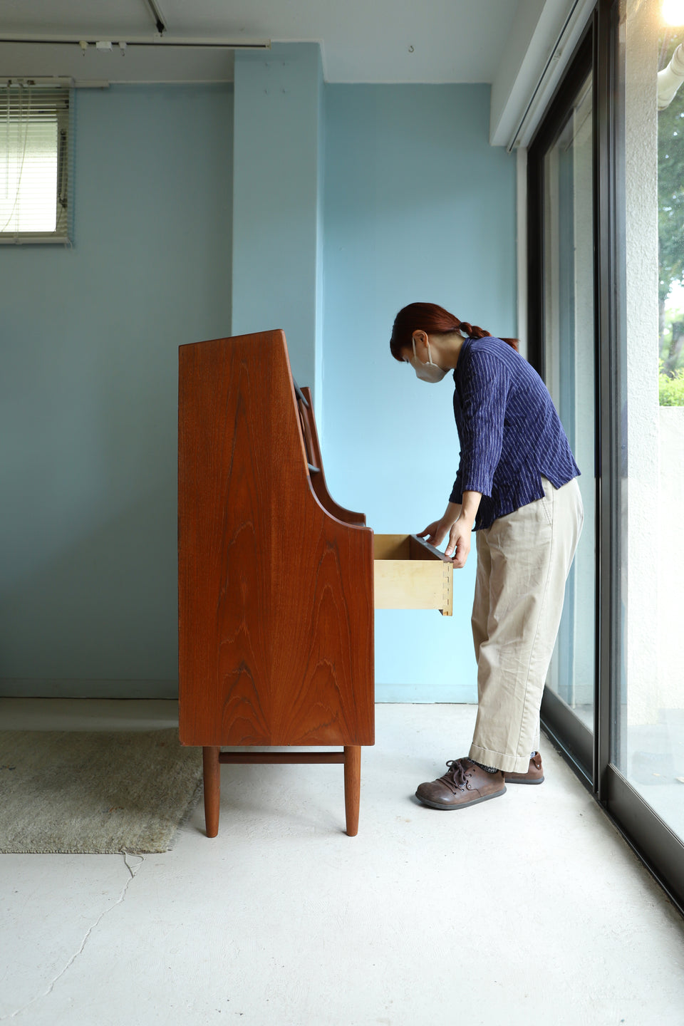 Teakwood Writing Bureau Danish Vintage/デンマークヴィンテージ ライティングビューロー 北欧家具