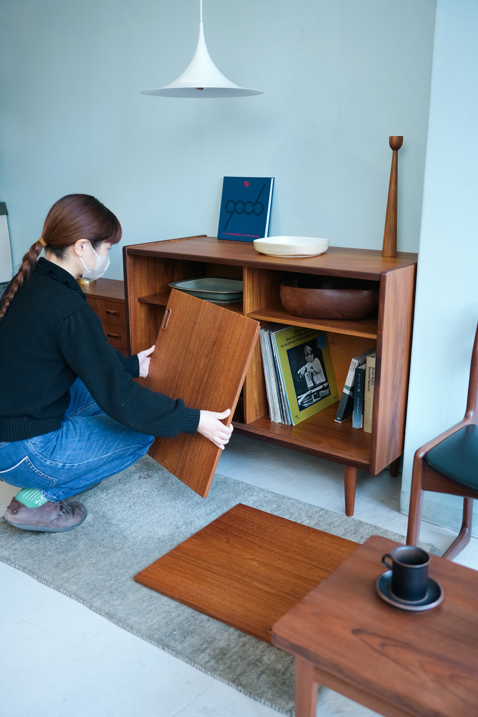 Teakwood Cabinet Side Board Danish Vintage/デンマークヴィンテージ キャビネット サイドボード チーク材 北欧家具