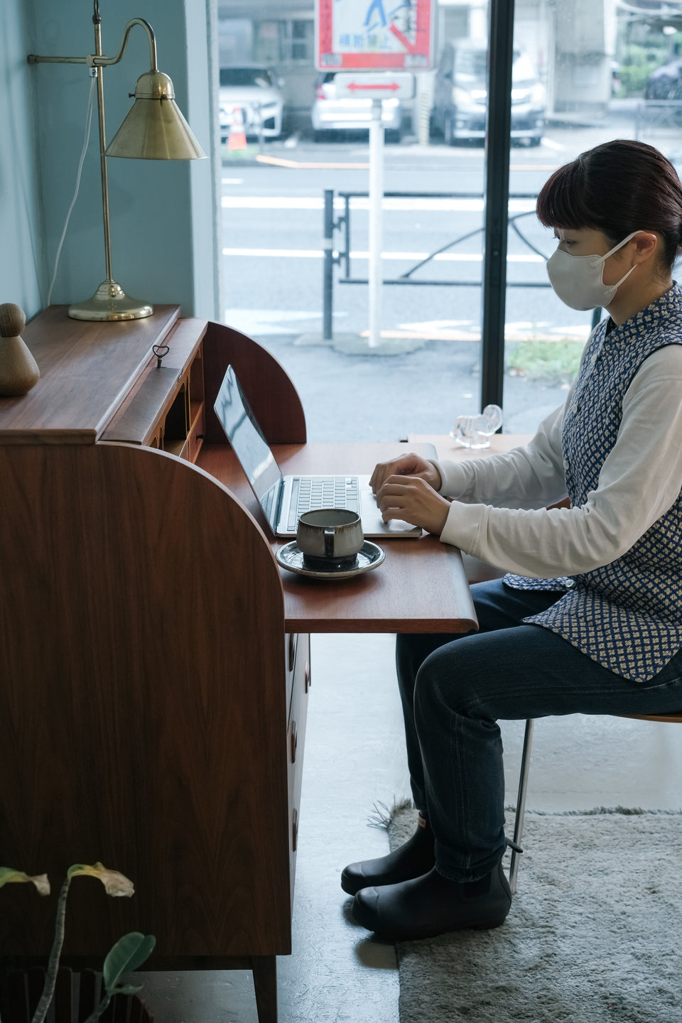 Roll Top Writing Bureau Swedish Vintage/スウェーデンヴィンテージ ロールトップ ライティングビューロー
