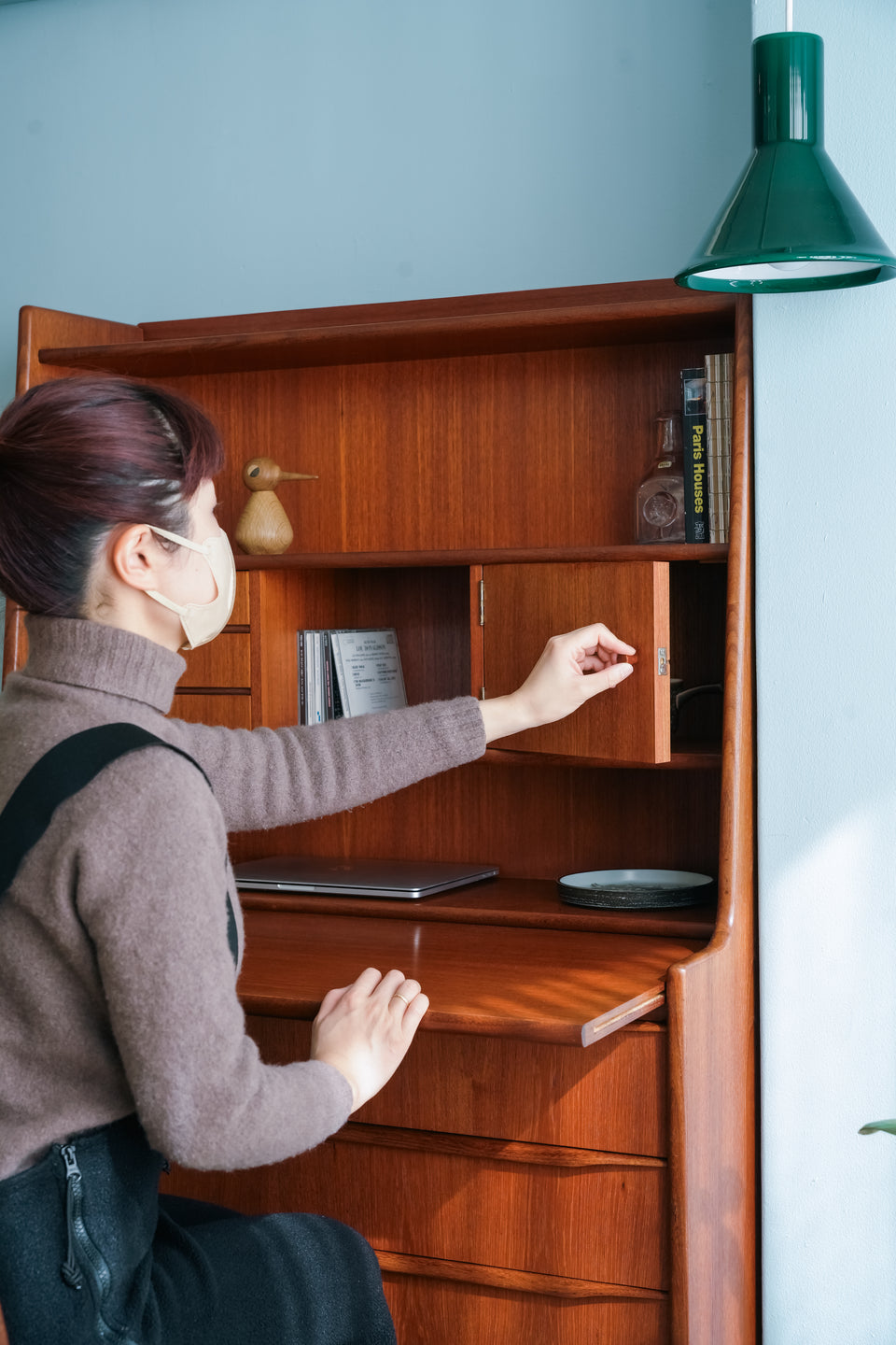 Danish Vintage Teak Writing Bureau Dresser/デンマークヴィンテージ ライティングビューロー ドレッサー チーク材 北欧家具