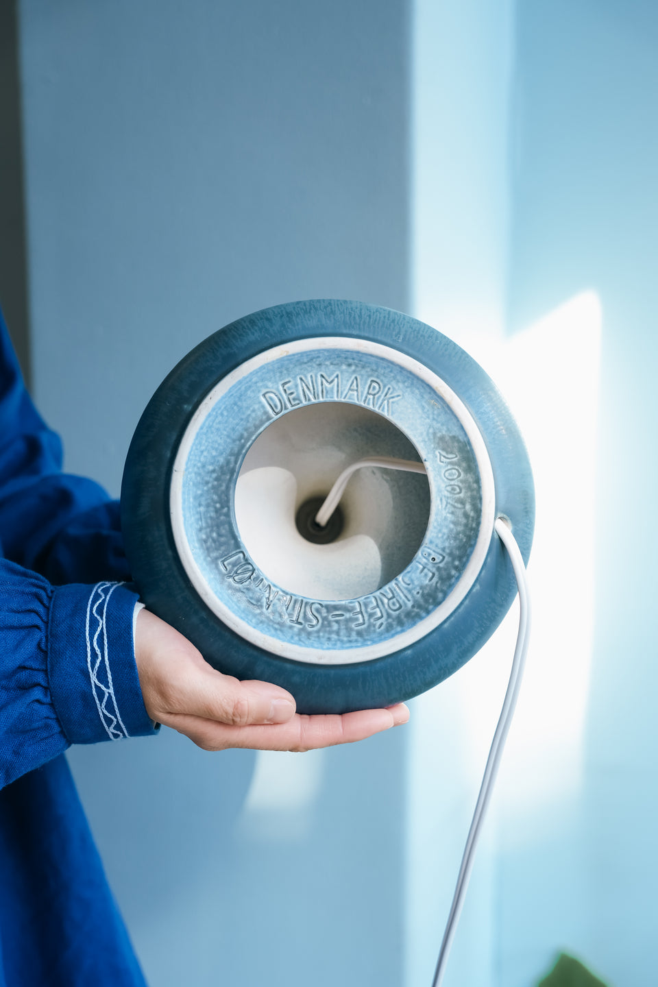 Danish Vintage Desiree Table Lamp Blue/デンマークヴィンテージ デジレ テーブルランプ 照明 北欧インテリア