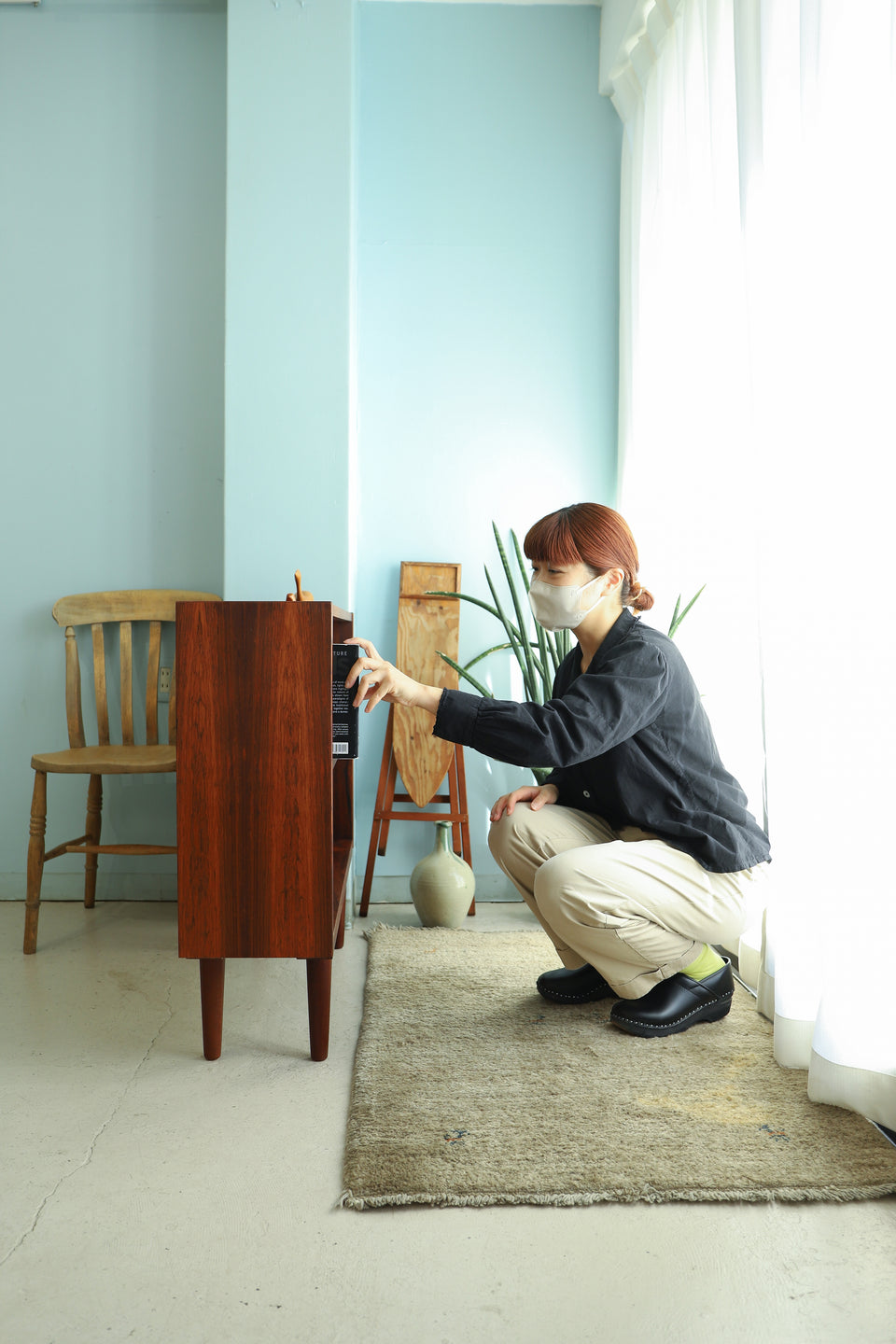 Danish Vintage Small Bookcase Rosewood/デンマークヴィンテージ スモールブックケース ローズウッド 本棚 北欧家具