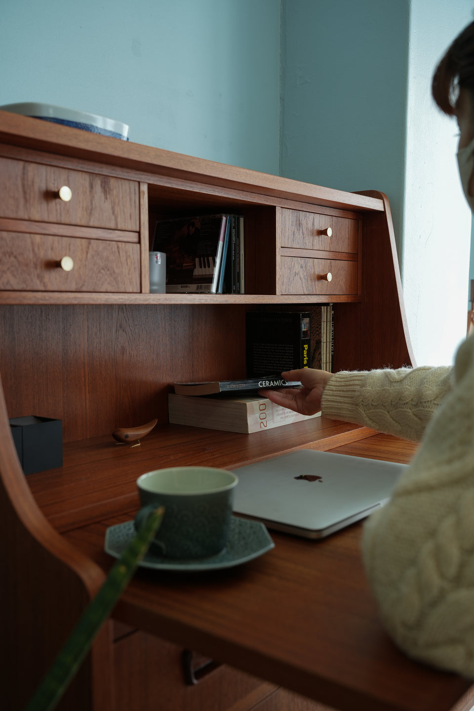 Gunnar Nielsen Tibergaard Writing Bureau Danish Vintage/デンマークヴィンテージ ライティングビューロー 北欧家具