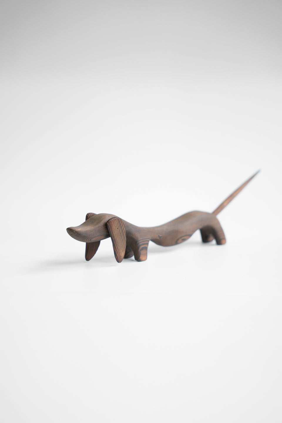 Hoyng Jungerhans Wooden Dachshund Dutch Vintage/オランダヴィンテージ 木のダックスフンド