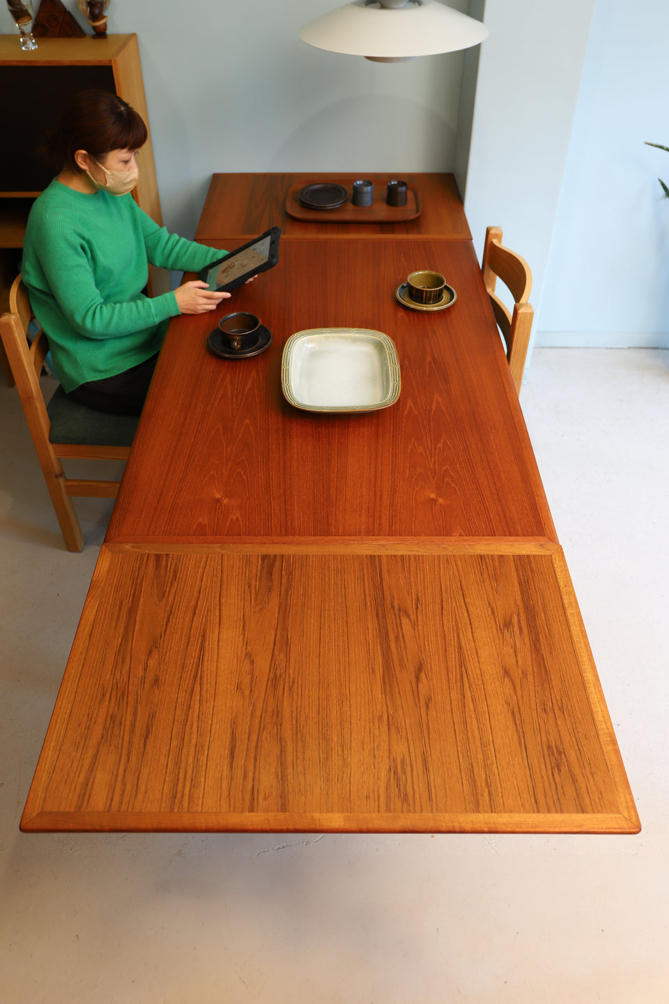 Draw Leaf Extension Dining Table Danish Vintage/デンマークヴィンテージ ドローリーフ エクステンション ダイニングテーブル 北欧家具