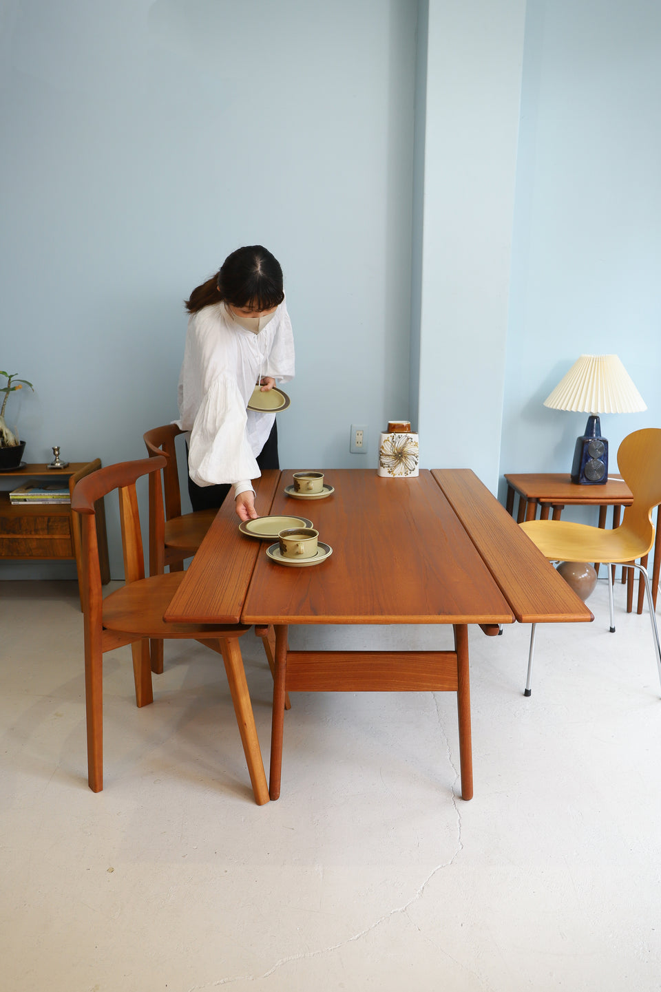 Trioh Møbler Elevator Extension Table Danish Vintage/デンマークヴィンテージ トリオモブラー エレベーター エクステンションテーブル 北欧家具