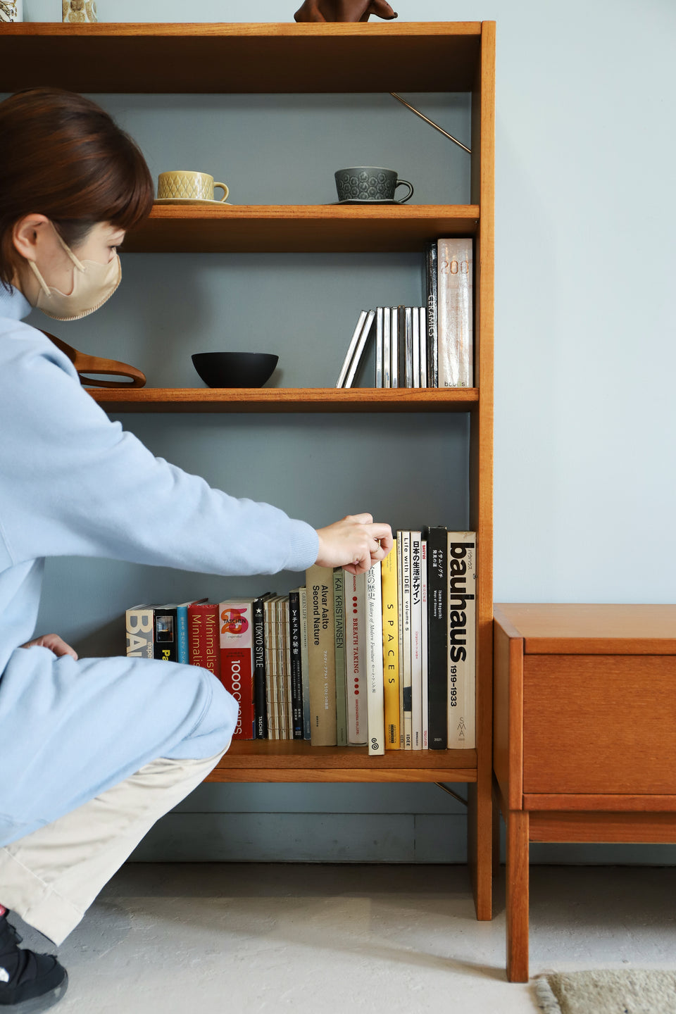 Swedish Vintage ULFERTS Teakwood Bookcase/スウェーデンヴィンテージ ウルファーツ ブックケース シェルフ 北欧家具