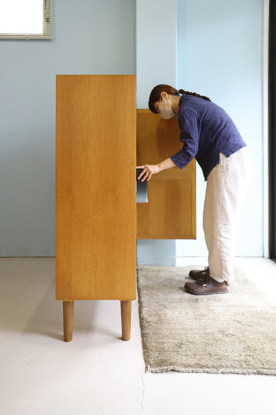 Danish Vintage HG Møbler Oakwood Cabinet/デンマークヴィンテージ キャビネット オーク材 収納家具 北欧インテリア