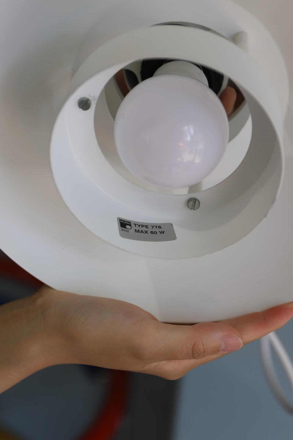 Horn Pendant Light Type776 White Danish Vintage/デンマークヴィンテージ ホーン ペンダントライト 照明 北欧インテリア
