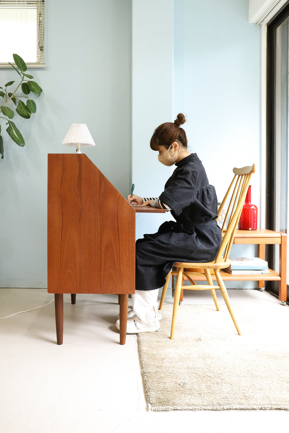 Writing Bureau Hanbjerg Møbelfabrik Danish Vintage/デンマークヴィンテージ ライティングビューロー デスク チーク材 北欧家具