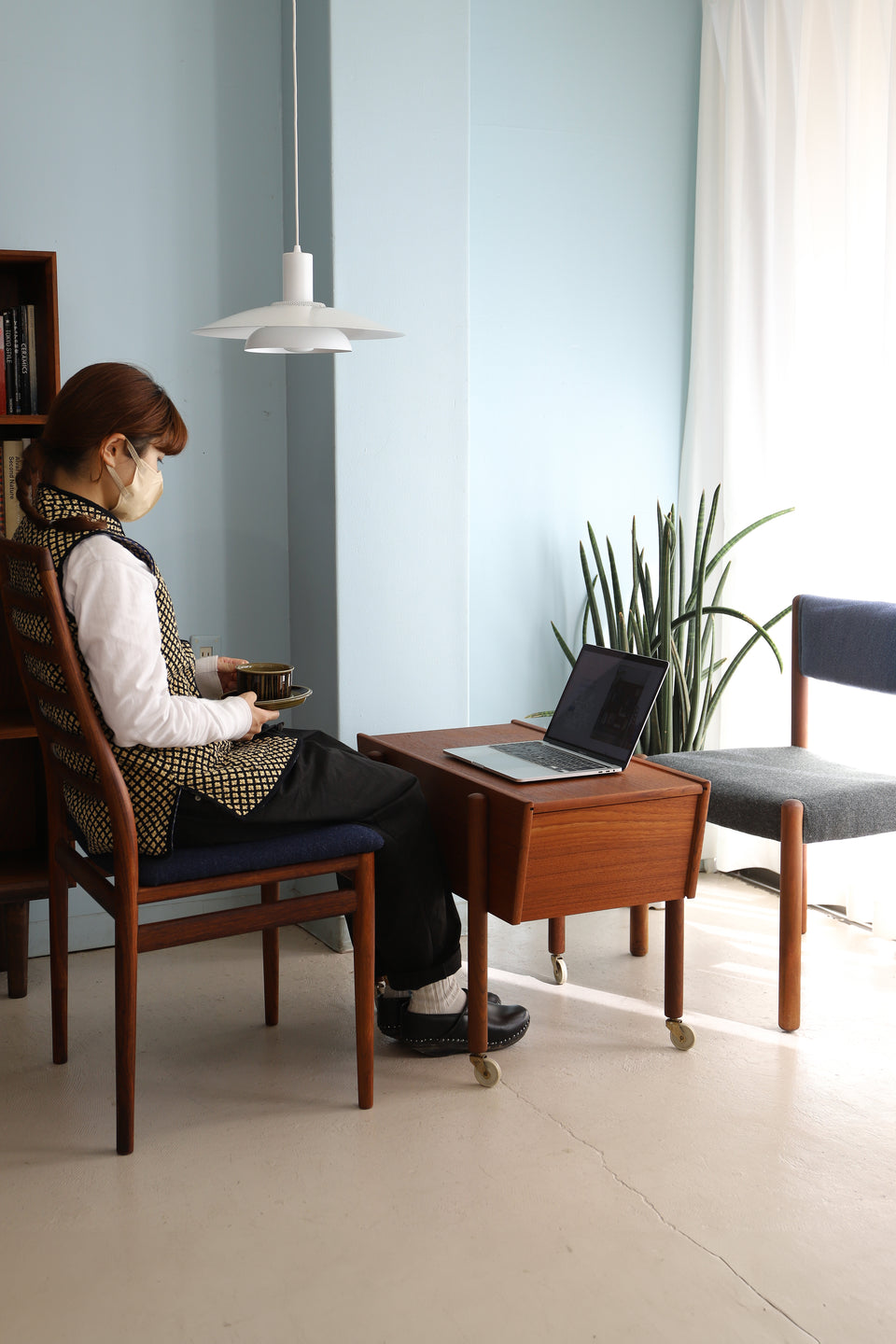 Sewing Wagon Side Table Danish Vintage/デンマークヴィンテージ ソーイングワゴン サイドテーブル 北欧家具