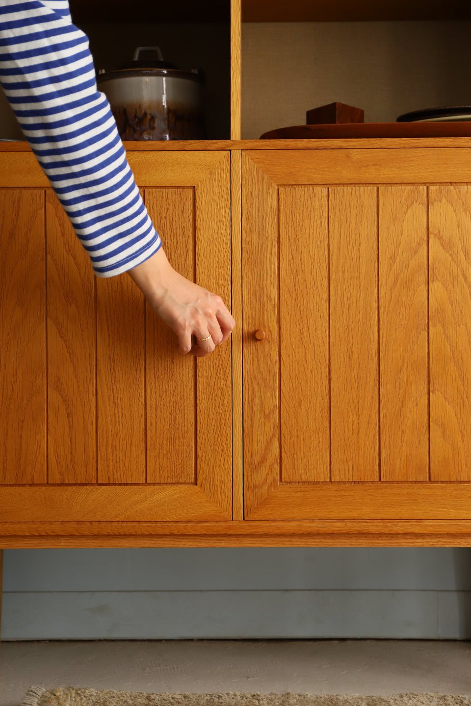 Oakwood Cabinet Bookcase Shelf HG Møbler Danish Vintage/デンマークヴィンテージ HGモブラー キャビネット ブックケース シェルフ 収納 北欧インテリア