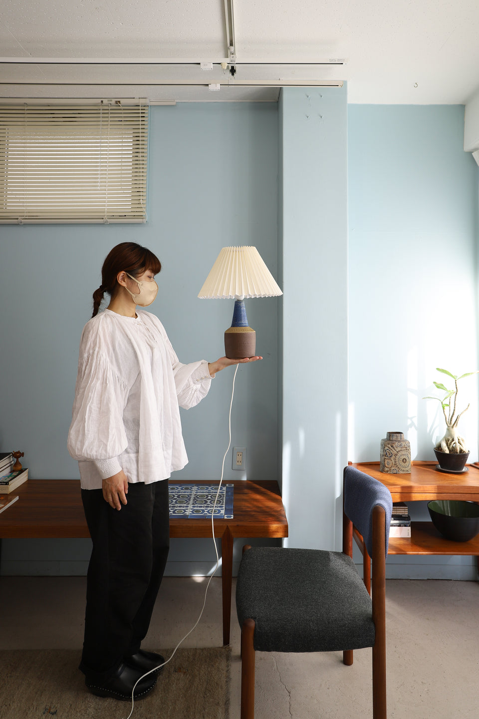 Danish Vintage Søholm Table Lamp Model 3049 Einar Johansen/デンマークヴィンテージ スーホルム テーブルランプ エイナー・ヨハンセン 間接照明 北欧インテリア