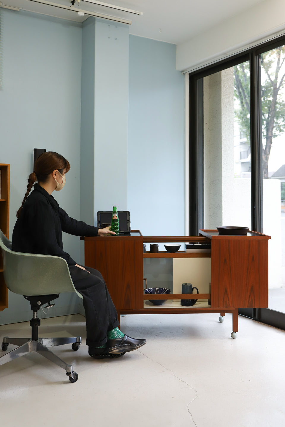 Danish Vintage Vantinge Møbelindustri Side Board Cabinet Trolley/デンマークヴィンテージ サイドボードキャビネット トロリー 北欧家具