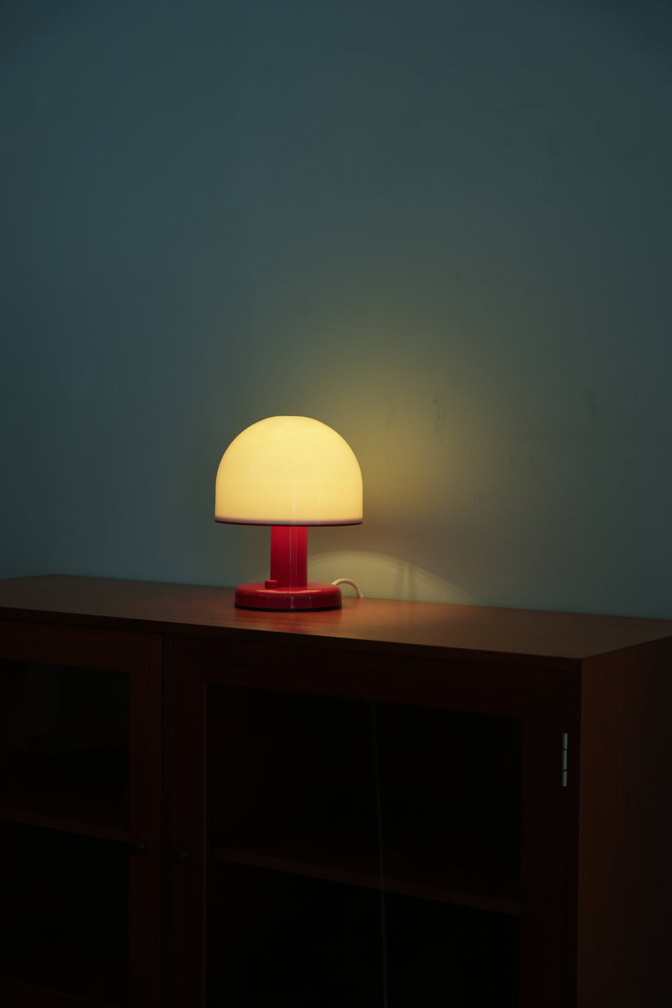 Italy Vintage Harvey Guzzini Mushroom Table Lamp/イタリアヴィンテージ マッシュルームテーブルランプ ハーヴェイ・グッツィーニ 間接照明
