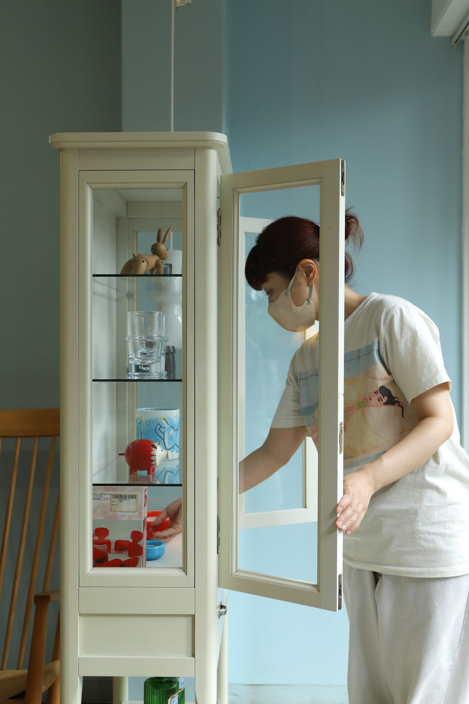 Japanese Vintage Doctor Cabinet/ジャパンヴィンテージ ケビント ガラスキャビネット