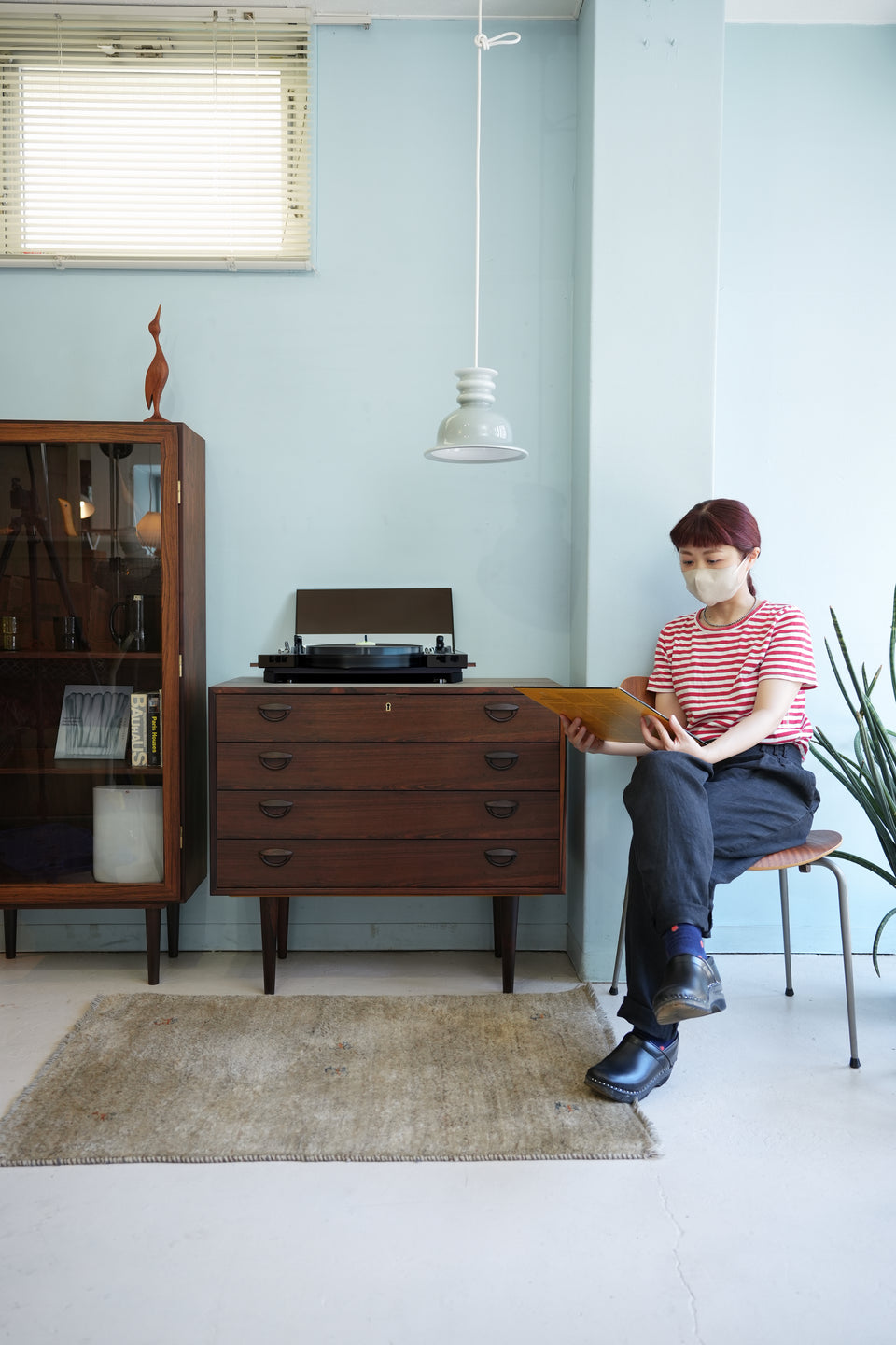 Kai Kristiansen 4drawer Chest Rosewood Feldballes Møbelfabrik/カイ・クリスチャンセン 4段チェスト ローズウッド材 北欧家具