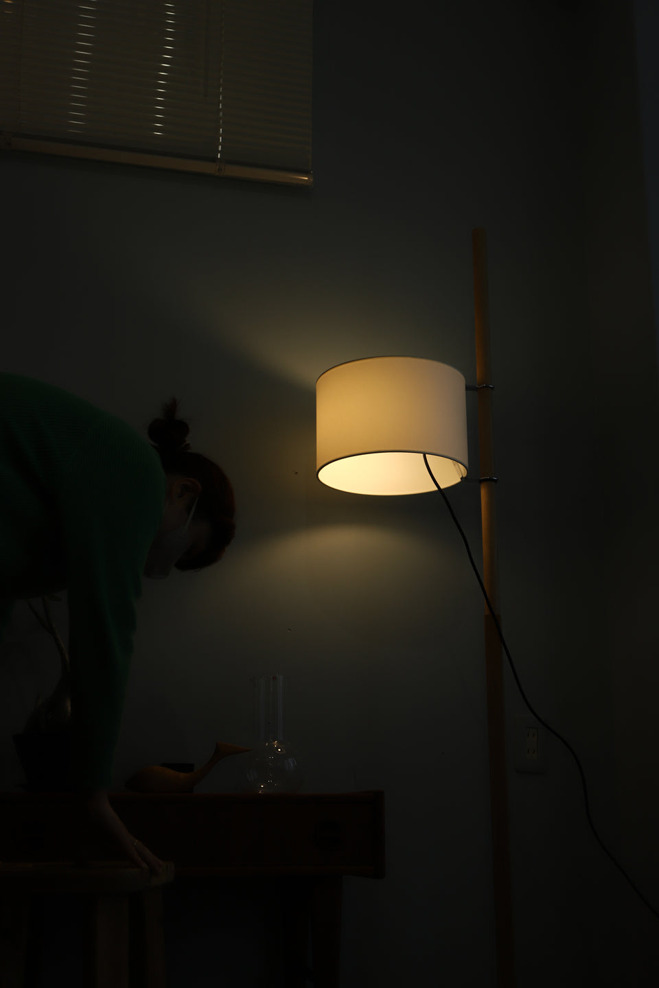 Miguel Milá TMM Floor Lamp Santa&Cole/ミゲル・ミラ TMMフロアランプ サンタ&コール オーク材 スペイン