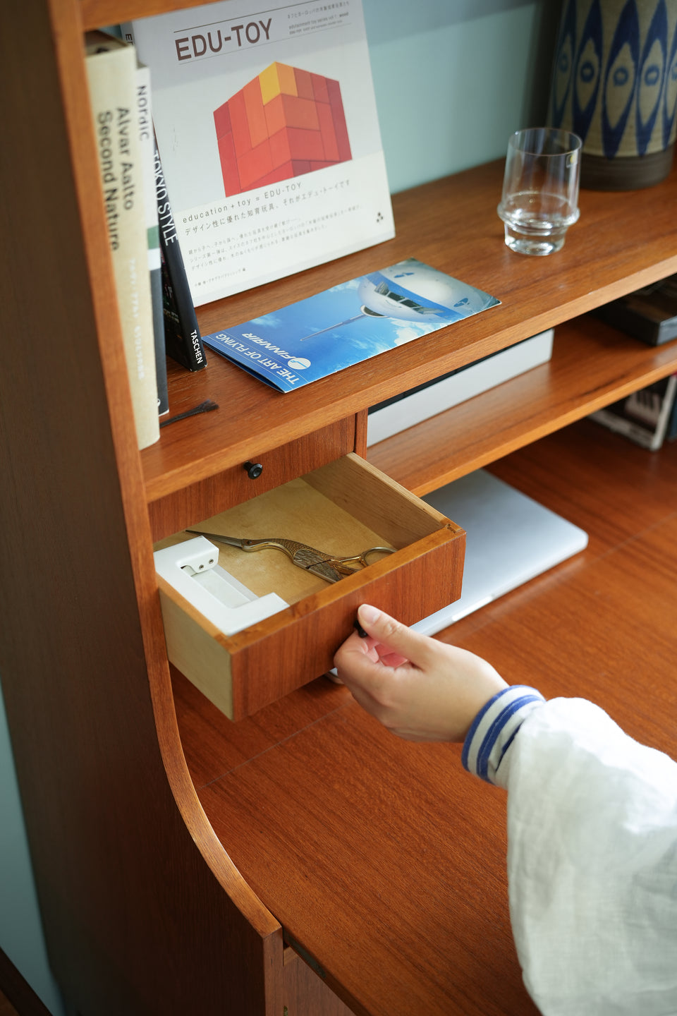 Swedish Vintage Bookcase Bureau/スウェーデンヴィンテージ ブックケース ビューロー 本棚 北欧家具