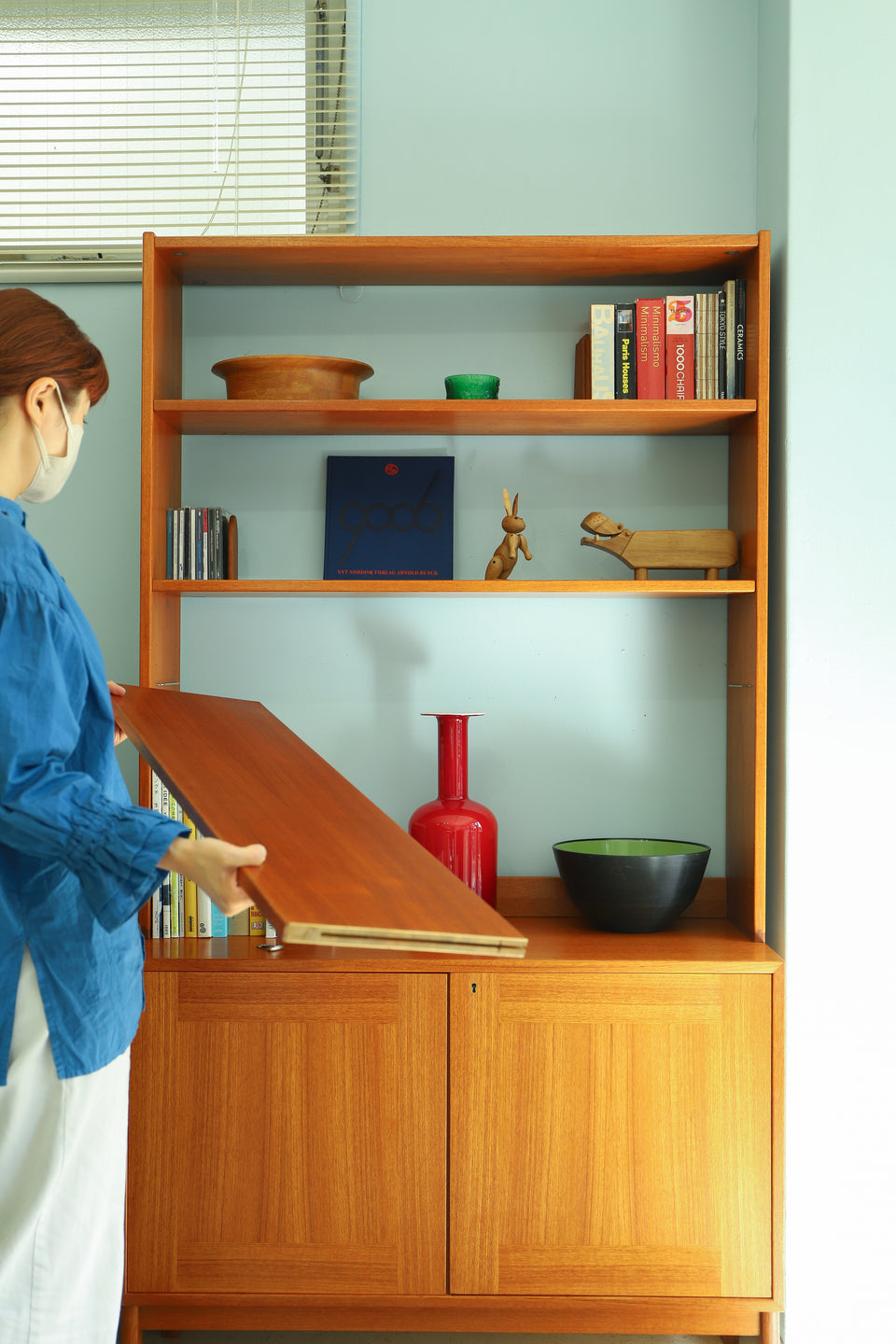 Swedish Vintage Bookcase Open Shelf Cabinet/スウェーデンヴィンテージ ブックケース オープンシェルフ キャビネット 北欧家具