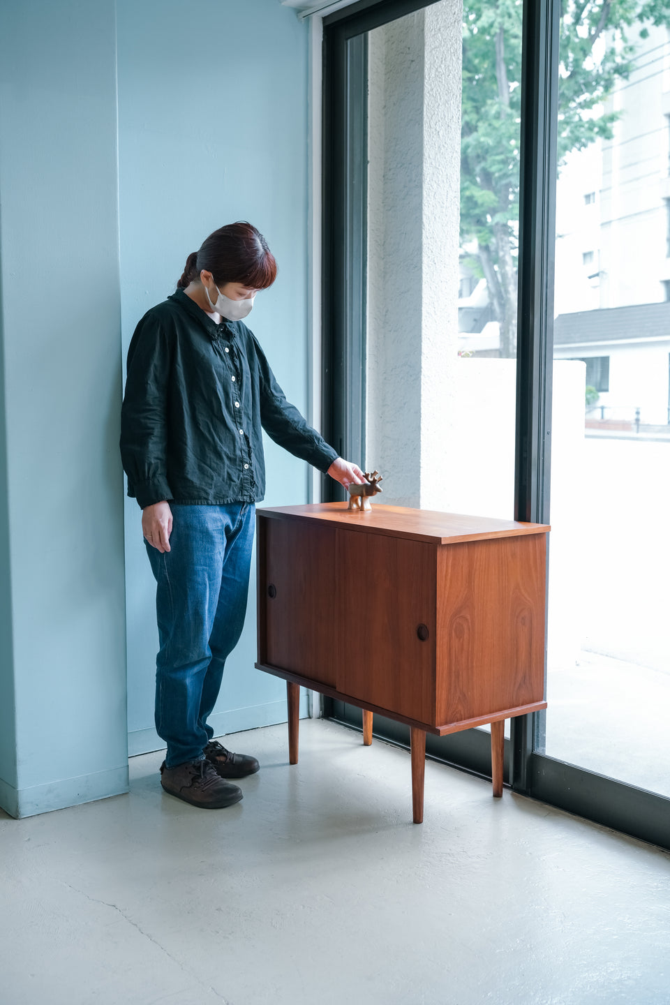 Teak Small Side Board Danish Vintage/デンマークヴィンテージ スモールサイドボート チーク材
