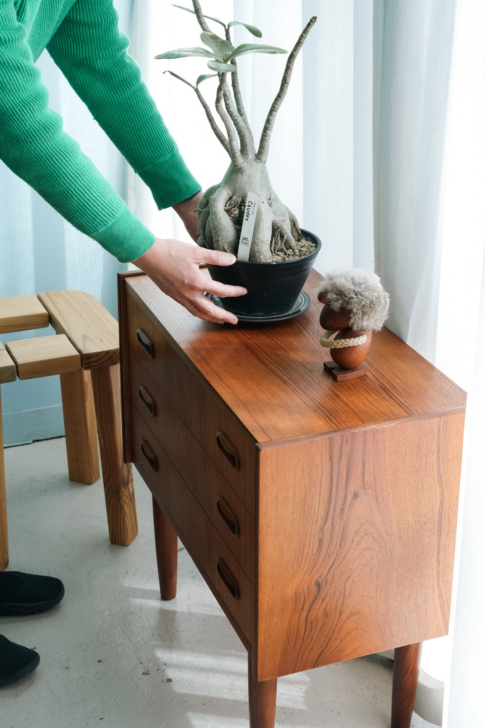 Teakwood 3drawer Small Chest Danish Vintage/デンマークヴィンテージ スモールチェスト 3段 チーク材 北欧家具