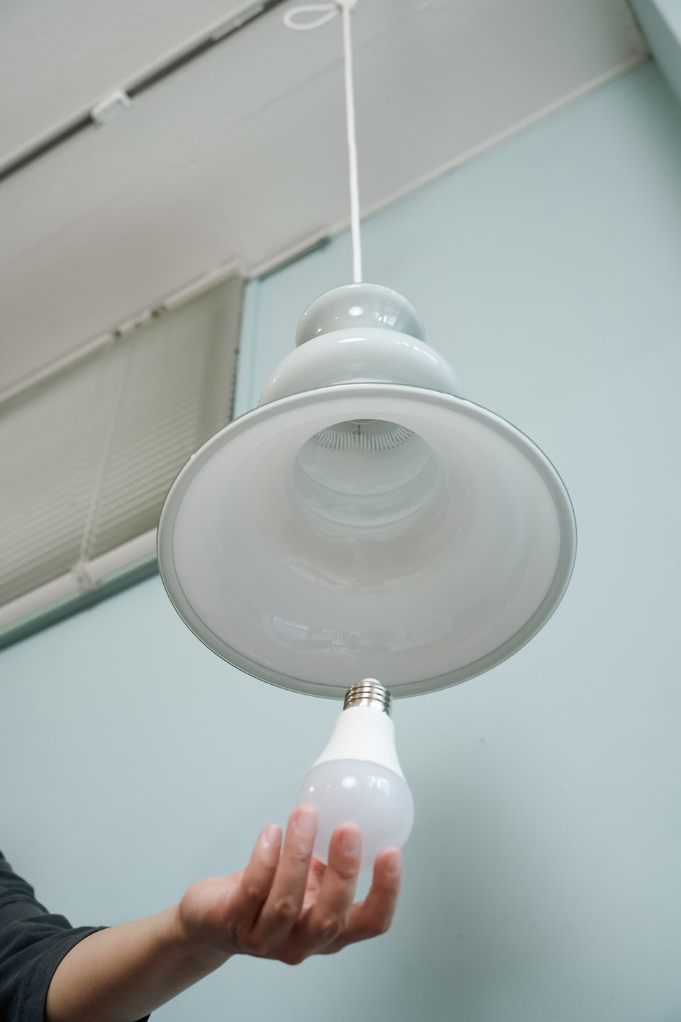 Holmegaard Bibliotek Pendant Light Gray/ホルムガード ペンダントライト シセ・ヴェアナー ヴィンテージ