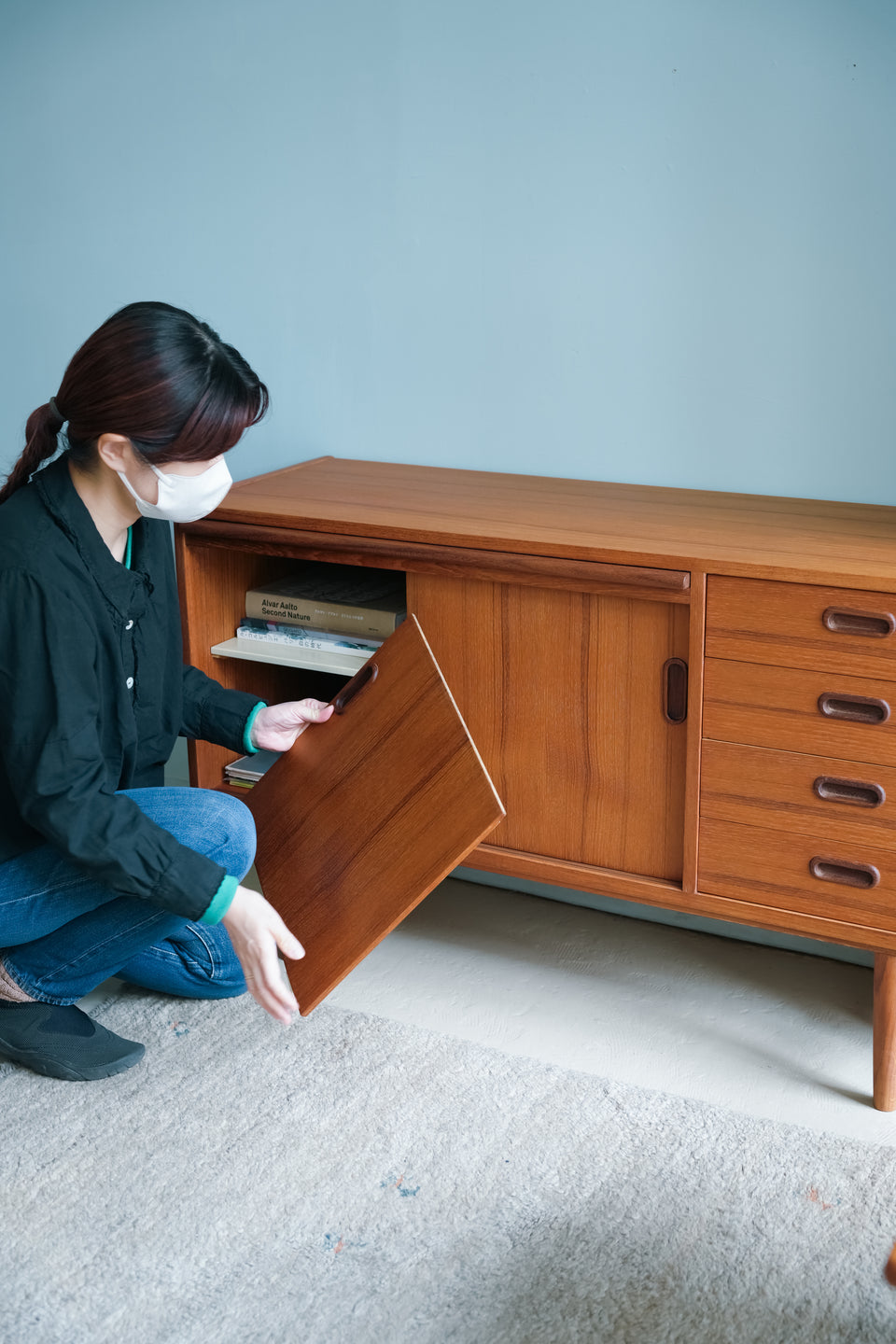 Asljunga Mobelfabrik Sideboard Swedish Vintage/スウェーデンヴィンテージ サイドボード チーク材